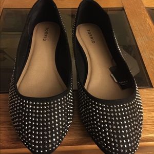 Women’s Size 12 Flats with Beads (New Torrid)